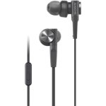 Auriculares Sony MDR-XB55AP com fio intra-auriculares micro EXTRA BASS pretos