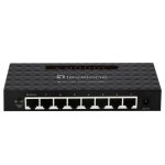Switch Level One GEU-0821 8 Ports Gigabit Ethernet Managed Wandmontage
