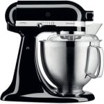 Robot da cucina KitchenAid 5KSM185 PS EOB da 4,8 litri e 300 W, colore nero.
