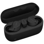 Écouteurs Jabra Evolve2 Buds sans fil Bluetooth USB-C avec ANC, usage professionnel, noirs