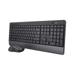 Trust Trezo Combo clavier + souris sans fil noir