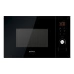 Edesa EMW2020IGBK Microondas Integrable con Grill 20L 800W Negro