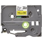 Brother Cinta Laminada para Rotuladora Electrónica TZE631 Negro sobre Amarillo