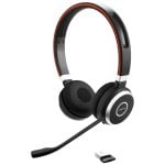 Jabra Evolve 65 SE Stereo UC Schwarz Kabellose Kopfhörer + USB-A-Ladeunterstützung