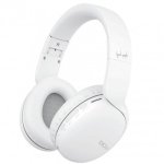 Auriculares DCU inalámbricos Bluetooth v5.0 con micro SD, radio FM y cable jack blanco