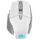 Mouse da gioco wireless ultra wireless Corsair M65 RGB 26.000 DPI bianco