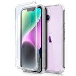 Fantastica custodia in silicone 3D trasparente per iPhone 14