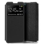 Estojo de capa flip preto legal e liso para TCL 305i