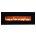 Cheminée Électrique Sined Caminetto Aprica 1500W Murale Télécommande Programmateur Hebdomadaire