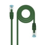 Cabo de rede Nanocable RJ45 SFTP AWG26 Cat.7 25cm Verde