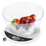 Bilancia da cucina digitale Duronic KS3000 con ciotola da 2 litri