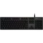 Tastiera da gioco meccanica Logitech G512 Carbon RGB GX rossa (USA)