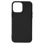 Avizar Funda de Silicona Flexible Acabado Tacto Suave Negra para iPhone 13 Pro Max