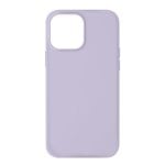 Coque en silicone semi-rigide Avizar avec finition Soft Touch Violet pour iPhone 13 Pro Max