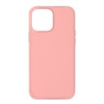 Coque Semi-rigide Avizar en Silicone avec Finition Soft Touch Rose pour iPhone 13 Pro Max