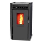 Estufa de Pellets Cerâmica Lasian Audax 8KW 8 100W com Programador e Eco Modulação