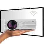 Kit projecteur WiFi HD LED compact La Vague LV-HD240 + écran de projection LV-STA100FP Kit projecteur WiFi HD LED compact La Vague LV-HD240 + écran de projection LV-STA100FP