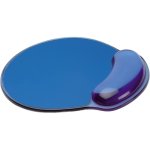 Tappetino ergonomico in gel Roline con poggiapolsi blu