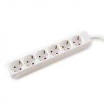 Value multiprise 6 prises sans interrupteur 1,5M blanc
