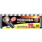 Toshiba High Power Pack da 20 batterie alcaline AA LR06 da 1,5 V