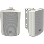 Audibax Pícolo PR-52W Paire d'enceintes avec support mural 100W Blanc