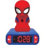 Wecker Lexibook Spider Man Digital 3D Nachtlicht Soundeffekte