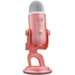 Blue Mic Yeti per microfono USB premium multi-modello della collezione Aurora con VO!CE blu rosa