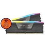 Corsair Vengeance RGB DDR5 6000MHz PC5-48000 32GB 2x16GB CL30 Memoria Dual AMD EXPO e Intel XMP Corsair Vengeance RGB DDR5 6000MHz PC5-48000 32GB 2x16GB CL30 Memoria Dual AMD EXPO e Intel XMP