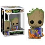 Funko Pop Marvel Guardianes de la Galaxia Groot con Cheese Puffs