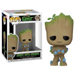 Funko Pop Marvel Guardians of the Galaxy Groot mit Grunds