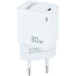 TooQ TQWC-GANPD30WT Caricatore da muro USB-C 30 W bianco