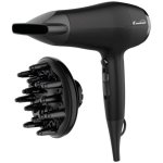 Secador de Cabelo Profissional Comelec HD 7189 2200W 2 Temperaturas 2 Velocidades com Difusor e Concentrador Preto