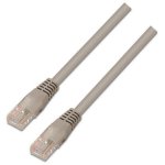 Cable Réseau RJ45 Cat.6 UTP AWG24 5m Gris Aisens