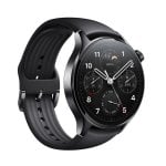 Orologio Smartwach Xiaomi Watch S1 Pro nero con cinturino in caucciù al fluoro nero