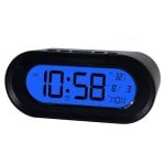 Elbe RD-700-N Réveil avec thermomètre et calendrier Noir Elbe RD-700-N Réveil avec thermomètre et calendrier Noir