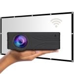 La Vague LV-HD240 Projecteur LED HD WiFi + Écran 2,21x1,25m La Vague LV-HD240 Projecteur LED HD WiFi + Écran 2,21x1,25m
