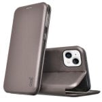 Custodia Flip Cover color argento Cool Elegance per iPhone 14 Plus
