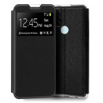 Cool Flip Cover Funda Liso Negra para Motorola Moto G31 / G41