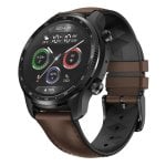 TicWatch Pro 3 Ultra 4G LTE GPS NFC 47mm AMOLED Nero Correa Marrone IP68 SpO2 Cardiofrequenzimetro