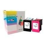 Cartucho de tinta Inkpro compatível com pacote HP 302XL preto/tricolor