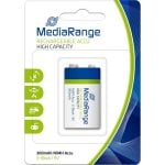 MediaRange MRBAT124 pilha Bateria recarregável 9V Hidreto metálico de níquel MediaRange MRBAT124 pilha Bateria recarregável 9V Hidreto metálico de níquel