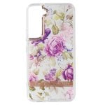 Avizar Funda Flores Violeta para Samsung Galaxy S22