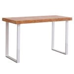 Home Heavenly Darek Mesa de Estudio Estilo Industrial Roble/Blanco Home Heavenly Darek Mesa de Estudio Estilo Industrial Roble/Blanco