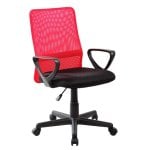 Home Heavenly Maya Silla de Oficina Giratoria Roja