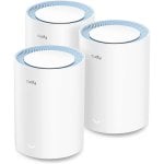 Cudy M1200 Lot de 3 systèmes Wi-Fi maillés double bande AC1200