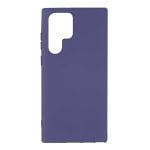 Coque en silicone semi-rigide Avizar Purple Soft Touch pour Samsung Galaxy S22 Ultra