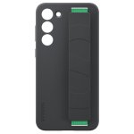 Samsung Silicone Grip Case Funda de Silicona con Agarre Negra para Galaxy S23 Plus