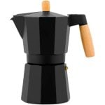 Cafetière italienne BRA Market 6 Tasses aluminium induction poignée bois