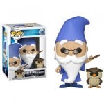 Funko Pop Disney La Espada en la Piedra Merlín El Encantador Merlín con Archimedes