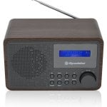 Roadstar HRA-700D+/WD Radio portatile vintage digitale in legno